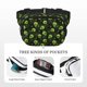 thumbnail image 5 of Fotbe Skulls And Cobwebs Cangurera Cuadrada con Estampado de Doble Capa, Bolsa de Cintura Ajustable Mini para Hombres y Mujeres, 5 of 9