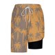 thumbnail image 5 of Pantalones Cortos para Hombre Cintura Elástica con Bolsillos, Forro de Impresión de Moda Casual para la Playa, Al Aire Libre Y el Uso Diario, 5 of 6