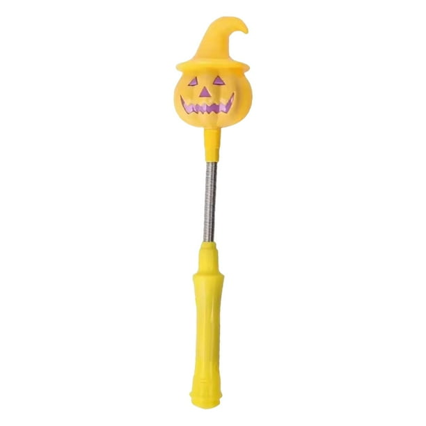 Adorno de mano parpadeante con barras luminosas de Halloween, bonitos recuerdos de fiesta para Amarillo