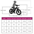 thumbnail image 4 of 20" Mountain Bike for Kids 7-12, SHINPT Kids Bicycle with LED Light, Toddler Girls and Boys Bike with 7-Speed Gears, Boys 20 inch Bike with Shock Absorber Front Fork, Bike Ages 7-12, Pink, Silver, 4 of 6