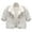2-Cream, variant on Women Short Sleeve Versatile White Short Sleeved Denim Jacket Thin Shawl Top(Cream,XL)