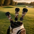 thumbnail image 3 of Yuyamidu Deer Golf Club Head Covers Driver Fairway Wood Hybrid Headcover USA Flag Golf Head Covers Waterproof PU Leather Golf Accessory for Golf Gifts, 3 of 8