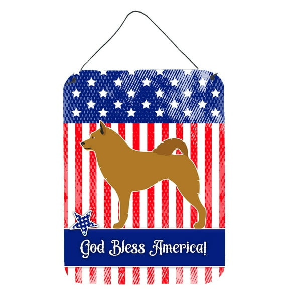 Carolines Treasures BB8424DS1216 Finnish Spitz American Wall or Door Hanging Prints 12x16 multicolor