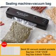 thumbnail image 1 of EASTIN 1 Set Vacuum Sealer Machine Food Vacuum Sealer For Food Saver - Automatic Air Sealing System For Food Storage Dry And Moist Food Modes Compact Design With 20pcs Seal Bags Starter K, 1 of 7