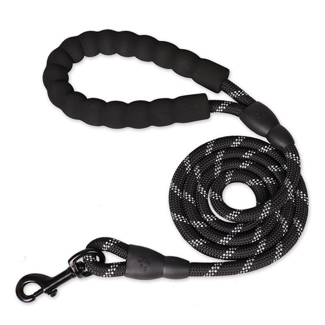 120/150/200/300cm Correa Para Perros De Nylon Fuerte Correas De Arnés Reflectante Con Mango Acolchado Cómodo Para Mascotas Entrenamiento De Cuerdas De Seguridad
