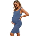 thumbnail image 4 of Women's Maternity Tank Dresses Sleeveless Pregnancy Dresses, 4 of 6
