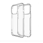 For Apple iPhone 13 (6.1) Hybrid Transparent Thick Pure TPU Rubber Silicone 4 Corners Gel Shockproof Protective Slim Hard Back Cover ,Xpm Phone Case [Clear]