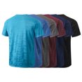 thumbnail image 2 of TFixol Camiseta deportiva para hombre con estampado de camuflaje y cuello redondo elástico de secado rápido, 2 of 8