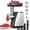 Silver, variant on Meat Grinder, 3-In-1 Meat Grinder Electric [2800W Max] with 2 Blades,3 Plates,Sausage Stuffer,Kubbe Kit for Home Kitchen Use, Stainless Steel