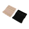 thumbnail image 4 of Yunhgft 9/6pcs Bra Extender 3/4Hooks Ladies Bra Extension Strap Underwear Strapless 6pcs 4Hook Nude Black, 4 of 8