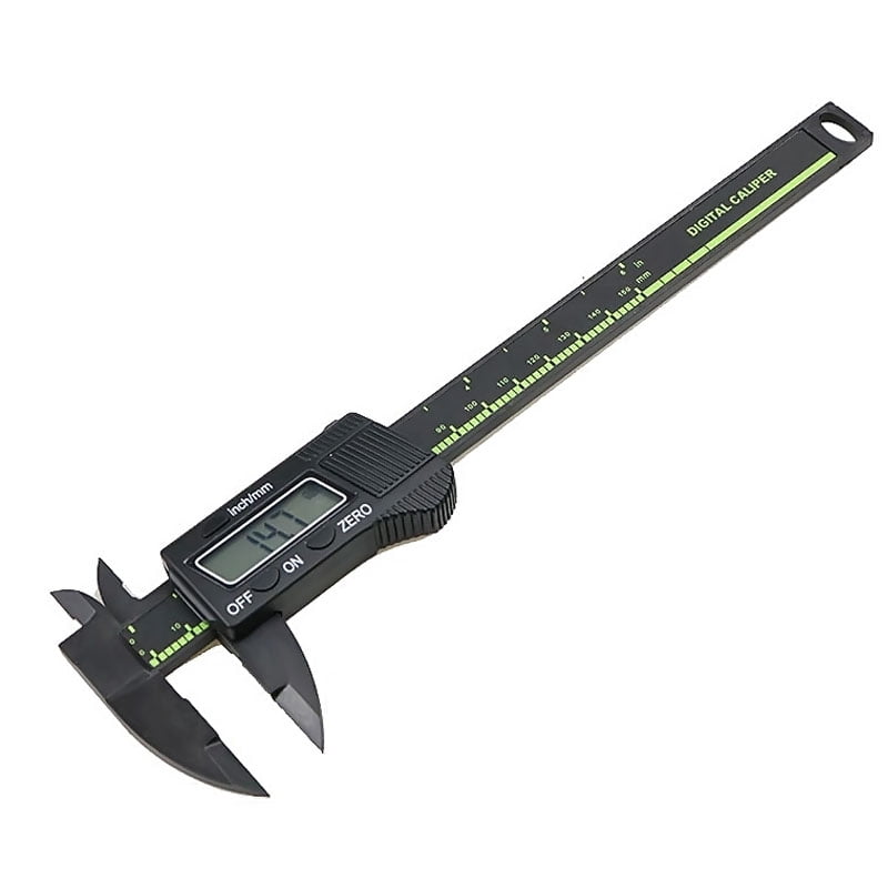 150mm 6 Inch LCD Digital Electronic Carbon Fiber Vernier Caliper Gauge Micrometer Measuring Tool