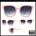 thumbnail image 2 of Child Girls Size Horn Rim Round Cat Eye Plastic Retro Fashion Sunglasses Pink - Smoke, 2 of 7