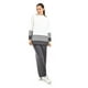 thumbnail image 1 of Conjunto de punto a rayas Roman Fashion /Juvenil, 9001 (Gris obscuro) gris oscuro G, 1 of 5