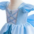 thumbnail image 3 of Girls Cinderella Costumes Halloween Princess Dress Up Fancy Birthday Party Ball Gown, 3 of 6