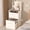 B, variant on Leavader Makeup Vanity with LED Lights&3 Color and Power Outlet Makeup Vanity Table with 2 big Drawers with Sturdy Metal Leg and Metal Chair ,Dressing Table for Bedroom Dressing Room (brown)