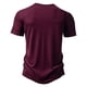 thumbnail image 4 of pstuiky camisetas para hombre, Camiseta de manga corta con cuello redondo y estampado liso para hombre camisas casuales para hombre l, 4 of 9