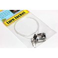 thumbnail image 2 of 3-Pack Fluorocarbon Clear Fishing Leader Lines for Saltwater and Freshwater Environments - 18" L, 80# Fish Strings - Included Swivels and Snaps for Easy Attachment of Lure or Bait, 2 of 4