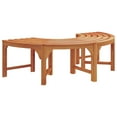thumbnail image 3 of vidaXL Tree Bench 2 pcs Natural 160 x 80 x 45cm Solid Eucalyptus Wood, 3 of 6