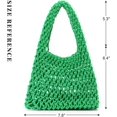 thumbnail image 2 of Kukuzhu Small Crochet Tote Bag for Women Summer Mesh Woven Handbags Beach Hobo Bag, 2 of 6