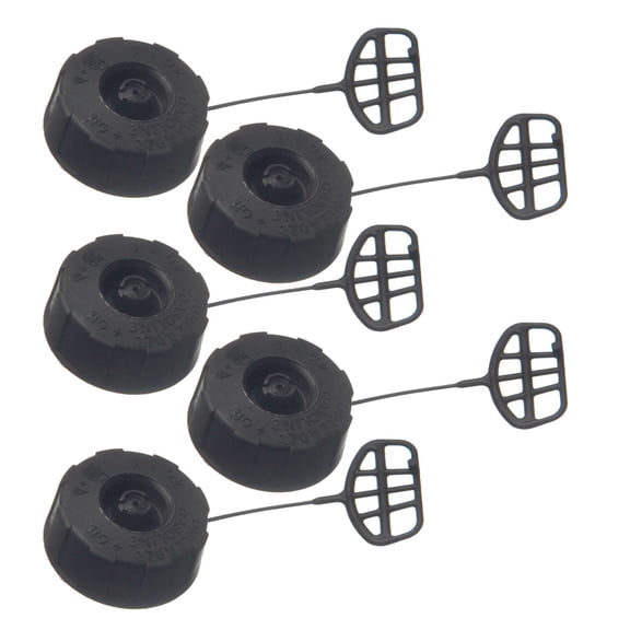 Husqvarna Craftsman Poulan 5 Pack Fuel Cap W/Retainer - 530014347-5PK