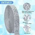 thumbnail image 2 of Self Adhesive Crystal Rhinestone Ribbon Strips, 1 Yard Diamond Ribbon Bling Rhinestone Sticker Rhinestone for Crafts,Wedding,Christmas Part, 2 of 7