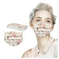 thumbnail image 6 of Olilia 50PC Flower Disposable Face_Masks with Designs for Spring Summer, 3-Ply Floral Facemasks with Nose Wire for Women Men, Multicolor, 6 of 8