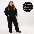 thumbnail image 5 of SPXTREME Women's Tracksuit Set 2 Piece Hoodie Sweatpants Lounge Oversized Sweatsuits Fall Outfits, 5 of 12