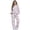 Rabbit Carrot Leaf Floral Print Violet, variant on SCRAWLGOD Easter Egg Floral Leaf Print Violet Women's 2 Piece Outfits Long Sleeve Pullover Loose Fit Sweatshirt Wide Leg Pants with Pockets Turtleneck Sweatsuit Loungewear Set, XS