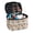 Capybara Floral Pattern, variant on Dragon and Floral Pattern Large Capacity Cosmetic Makeup Organizer Bag for Men and Women Travel Portable