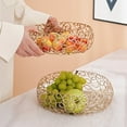 thumbnail image 3 of Simple Personality Living Room Fruit Bowl Storage Tray Gold Iron Thickened And Upgraded Material Durable Home Organizer, 3 of 10