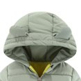 thumbnail image 4 of Toddler Boys Girls Winter Puffer Jackets With Ears Kids Hooded Coats Outerwear 1-5Y, 4 of 6