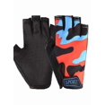 thumbnail image 3 of Kids Fingerless Sports Gloves, Youth Knuckle Protective Riding Gloves, Breathable Nonâ Mesh Cycling Gloves for Boys Girls 6â12 Years, 3 of 4