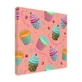 thumbnail image 2 of RetroPlanet 'Cupcake Coral' Canvas Art, 2 of 4