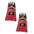thumbnail image 1 of Oleegame 2PC Christmas Rope Strap Printed Wine Set Red Wine Champagne Bottle Set Cartoon Wine Set, 1 of 9
