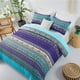 thumbnail image 3 of Set de edredón WONGS BEDDING Boho California King Blue Purple, 3 of 7