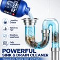 thumbnail image 4 of Shower Drain Cleaner, professional heavy-duty drain opener, suitable for hair, bathroom sink drain cleaner, compatible with plastic pipes (3-piece set, 1.98 pounds), 4 of 4