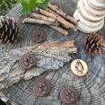 thumbnail image 3 of Lot de 9 tampons Playdoh en bois avec empreintes d'animaux, 3 of 4