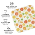 thumbnail image 3 of Vsdgher Colorful Lemons Print Leather Coasters for Drinks, Durable Drink Coasters 4 Set for Tabletop Protection, Luxurious Home Décor and Housewarming Gift-Square, 3 of 6