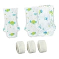 thumbnail image 2 of 20 piezas de botas para perros, zapatos para mascotas, protectores de patas de repuesto, ligeros, a prueba de polvo, para cachorros, para exteriores, Verde S, 2 of 10