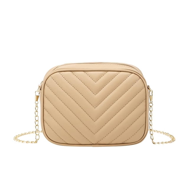 Bolso Cruzado Pequeño Satchel de Cuero PU 19x7x13 cm