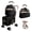 Black, variant on Double Pet Stroller for Dogs and Cats, 3-in-1 Foldable Pet Stroller with 2 Detachable Carriers, Shockproof Wheels & Brake, for Small/Medium Pets, Black