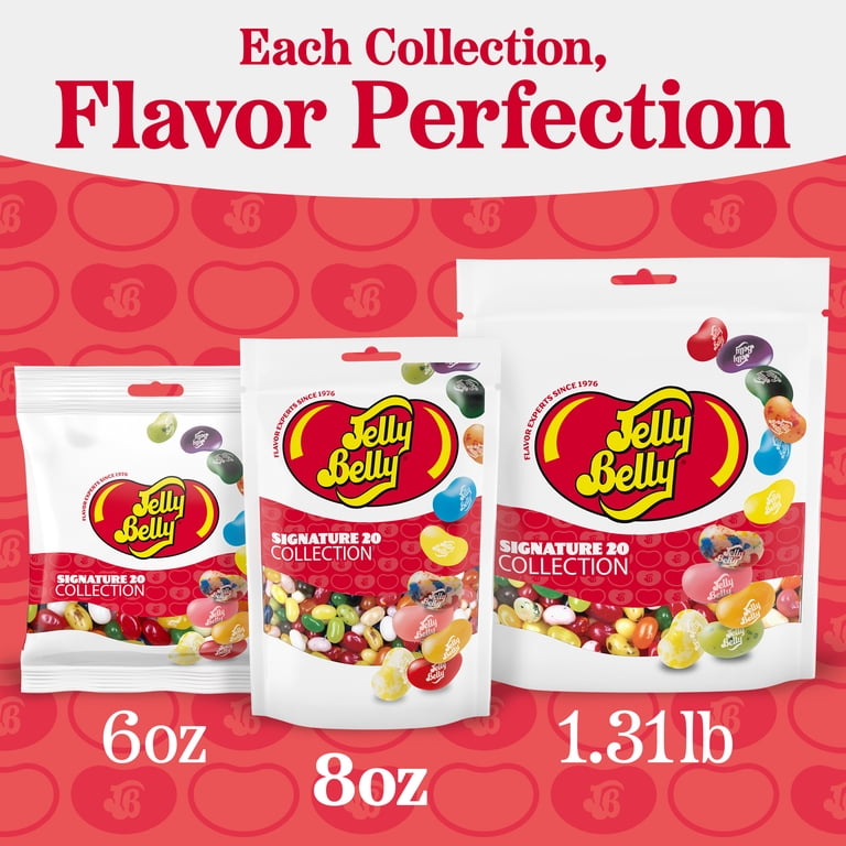 Jelly Belly Signature 20 Collection Jelly Beans, 1 Pouch, Premium