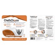 Chef'sChoice Model D4760 Compact 2-Stage Manual Knife Sharpener, in Orange (SH4764OR11)