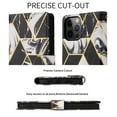 thumbnail image 6 of Dteck Marble Patterned Case for Apple iPhone 12 Pro 6.1-inch,Magnetic Leather Card Holder Wallet Kickstand iPhone 12 Case Flip Shockproof Protective Cover with Strap,Black, 6 of 8