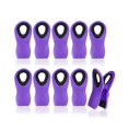 thumbnail image 1 of 15 clips magnéticos para bolsas con cierre hermético para paquetes de alimentos con clips magnéticos superfuertes, color morado, morado, 1 of 5