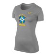 thumbnail image 2 of Women's Nike Heather Gray Brazil National Team Legend Performance T-Shirt, 2 of 3