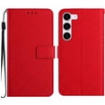 thumbnail image 1 of Flip Wallet Case for Samsung Galaxy S23 Plus with Kickstand & Wrist Strap, Shockproof TPU Inner Red, 1 of 7