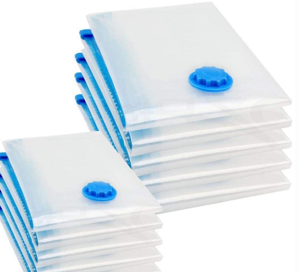 4*Large +4*Small Double Zip Seal Reusable Storage Bags for Duvets Clothes BoxLegend Vacuum Storage Bags 8 Bags Pillows Sweater Comforters Suitcases Bedding Quilts 4*Large +4*Small Double Zip Seal Reusable Storage Bags for Duvets Clothes BoxLegend Vacuum Storage Bags 8 Bags Pillows Sweater Comforters Suitcases Bedding Quilts