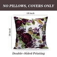 thumbnail image 2 of LALILO Throw Pillow Covers Colorful Butterfly With Watercolor Cushion Cover 18" x 18", 2 Pack, 2 of 6