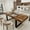 Deep Rustic Brown, variant on MDQMD 78.7" Expandable Farmhouse Dining Table for 10 Modern Wooden Conference Table with Silent Sliding Rails Waterproof Surface & Storage Leaves